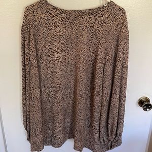 Loft leopard blouse